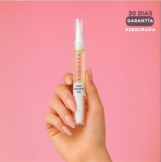 Veloria Aceite para el Crecimiento de Uñas | Uñas más Largas, Fuertes y Saludables