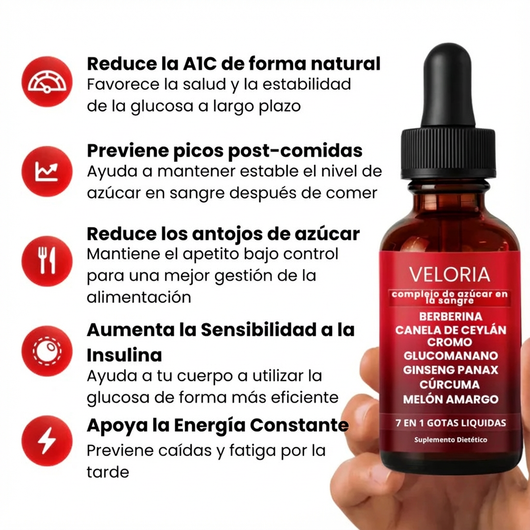 Complejo 7-En-1 De Azúcar En Sangre Veloria