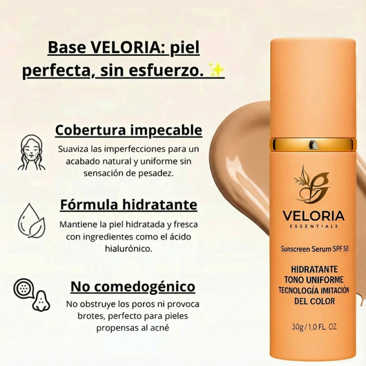Veloria&trade; Base FPS 50+ 4 en 1