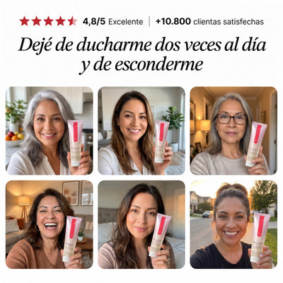 Dejé de ducharme dos veces al día y de esconderme